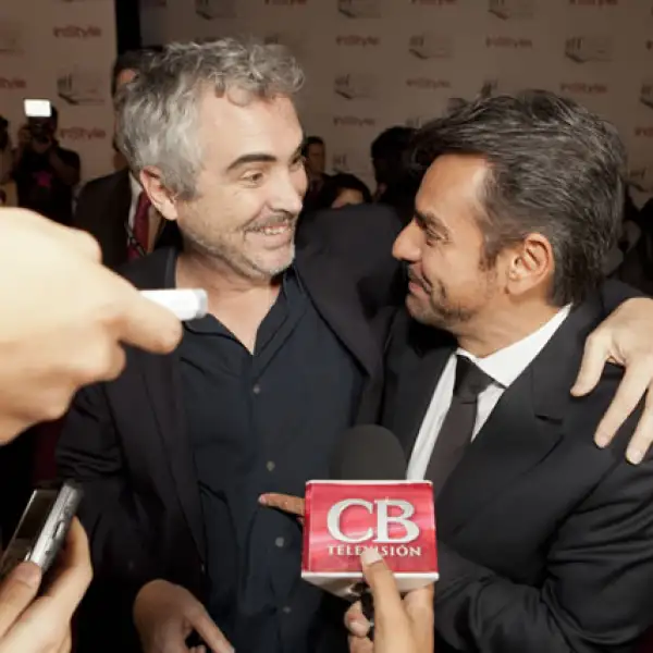 Alfonso Cuarón y Eugenio Derbez.