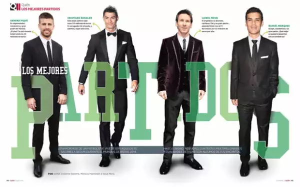 Ellos son los galanes del mundial.