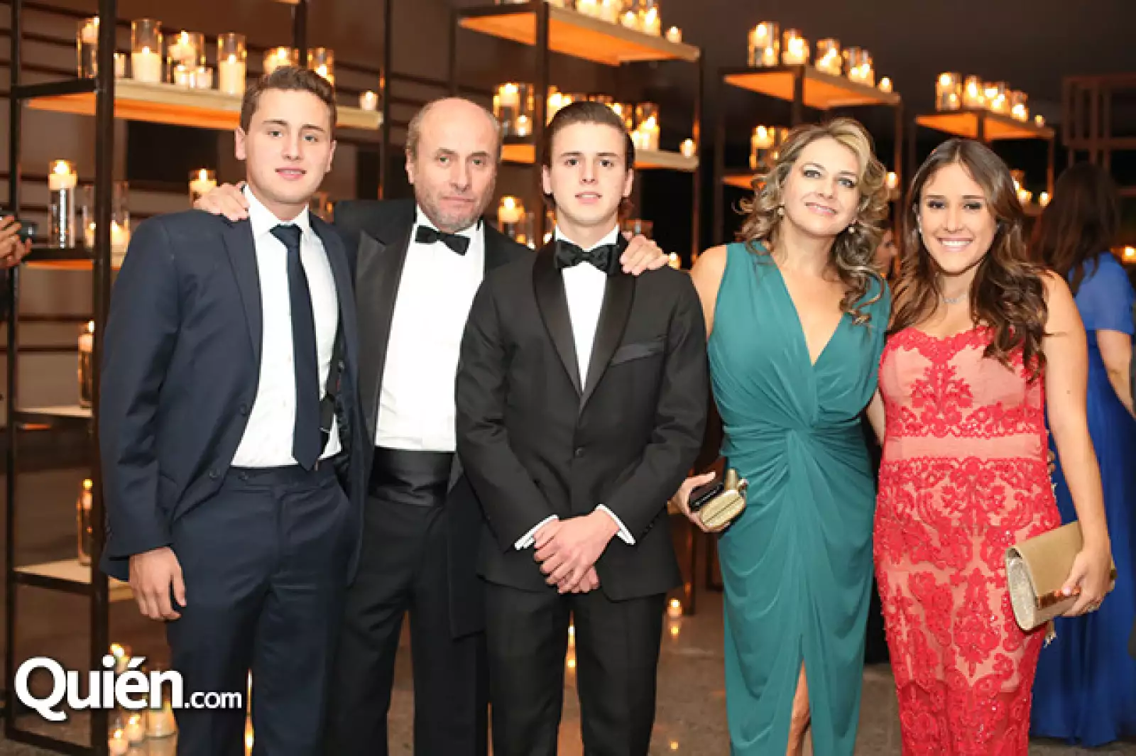 Felipe Gurza, Felipe Gurza, Xavier Gurza, María Guadalupe Gurza y Daniela Gurza