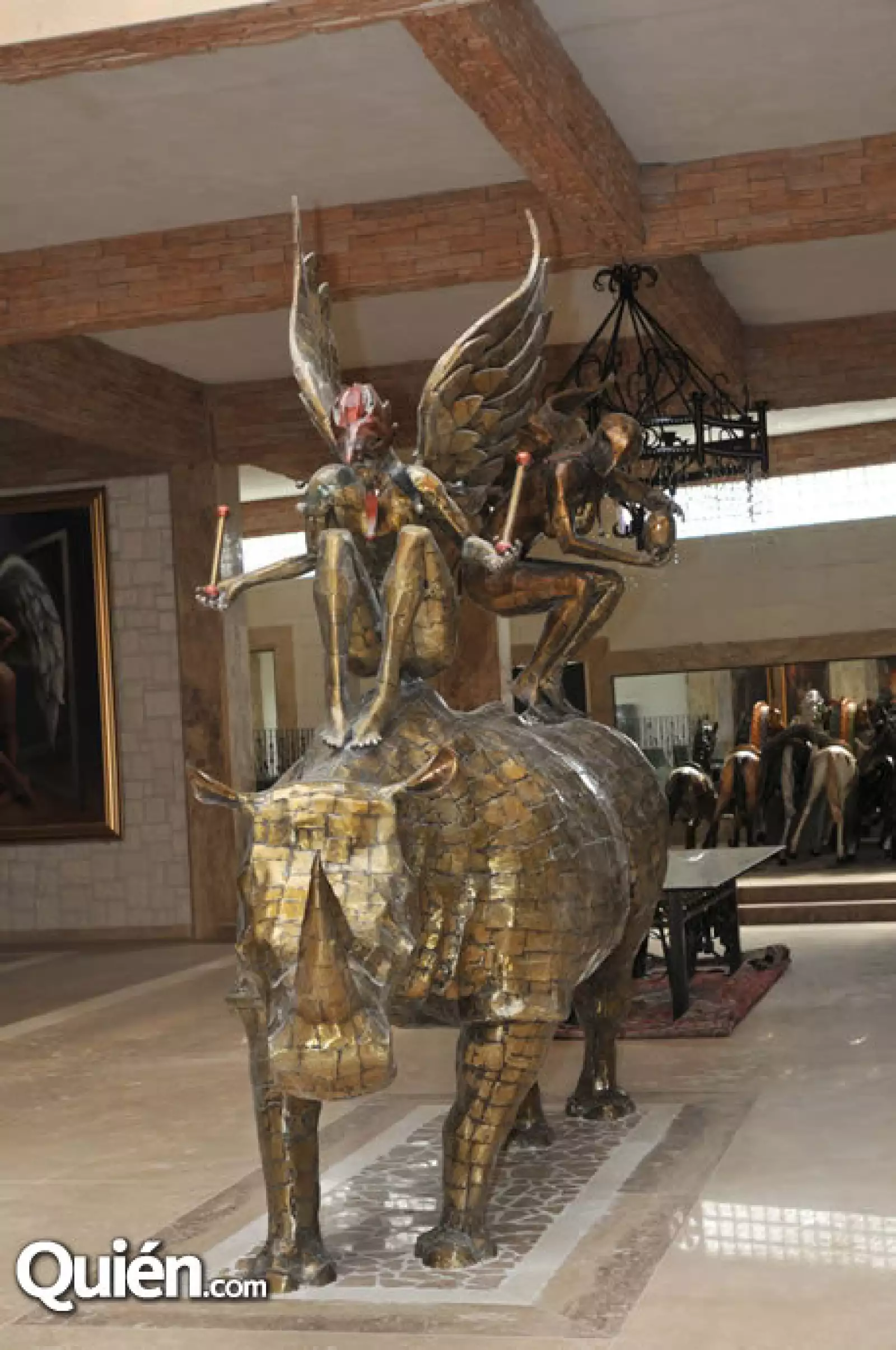 Obras de arte del spa Gran Relax del rancho El Gallito