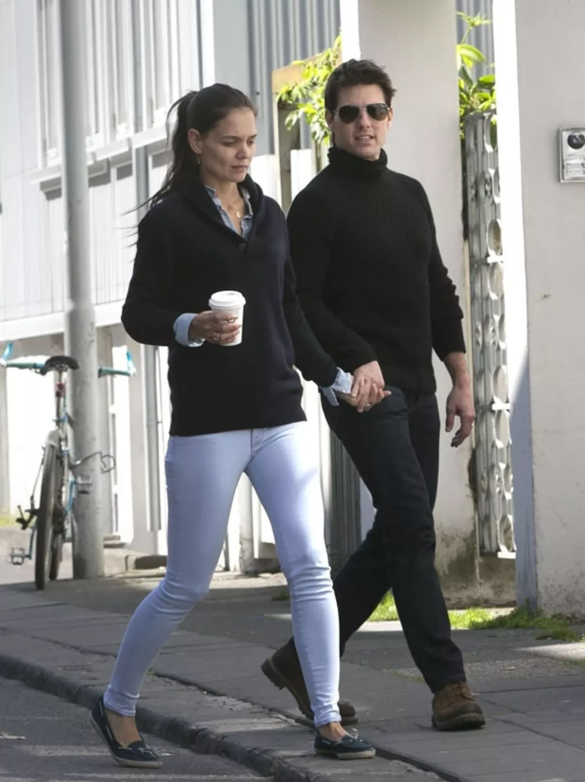 Esta fue la última foto de la pareja junta, tomada el 16 de junio pasado. En ella se puede apreciar la seriedad de la actriz.