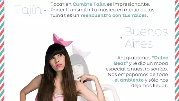 La cantante nos compartió cuáles han sido los lugares favoritos a los que ha viajado y por qué.