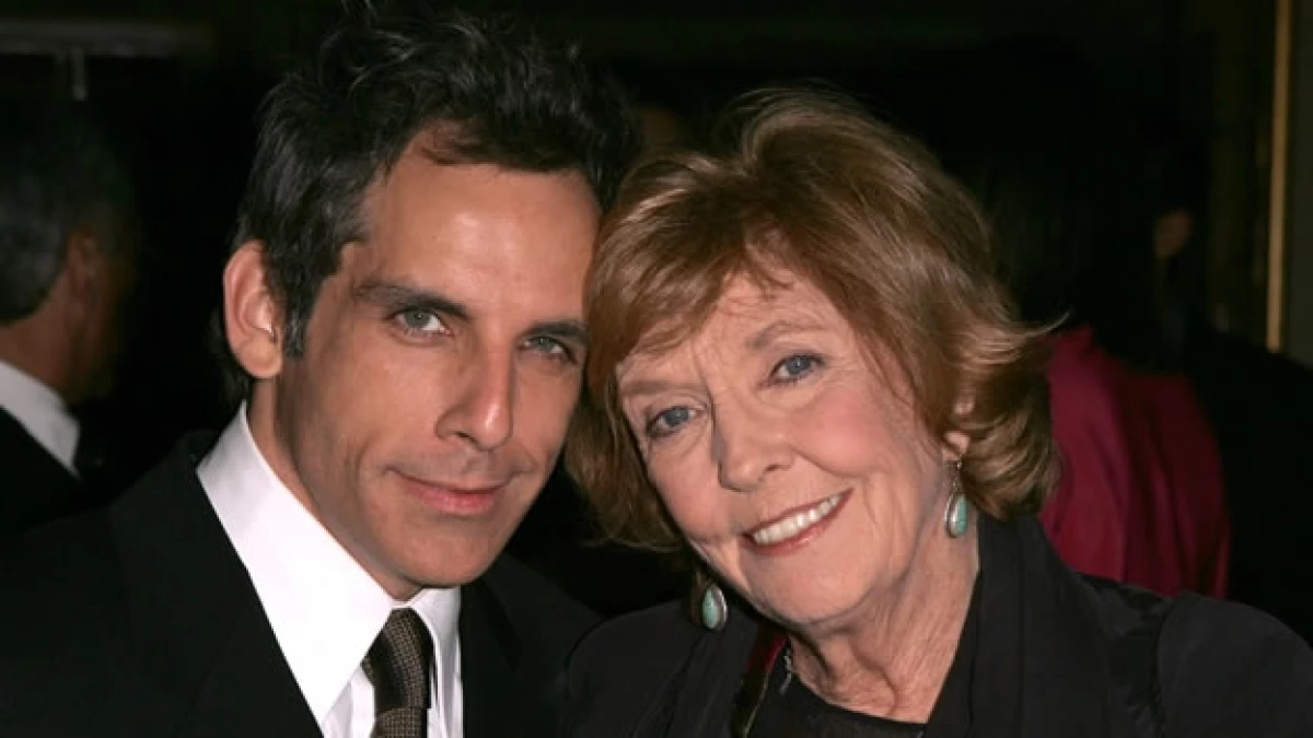 Ben Stiller junto a su madre Anne Meara, que murió el sábado, informó su familia