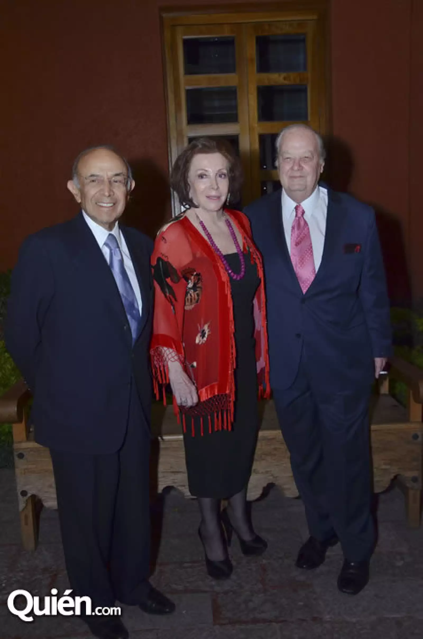 Clemente Serna, María Luisa Serna y Claudio Landucci