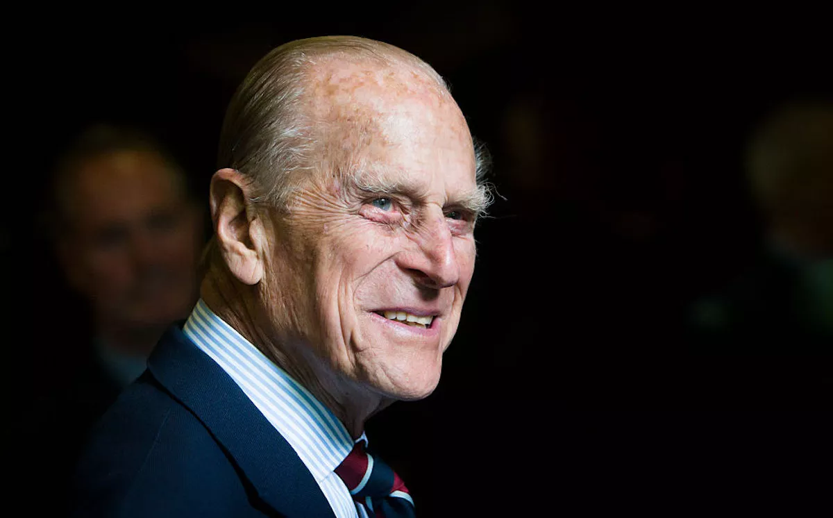 Prince Philip At Royal Auxiliary Air Force In Scotland