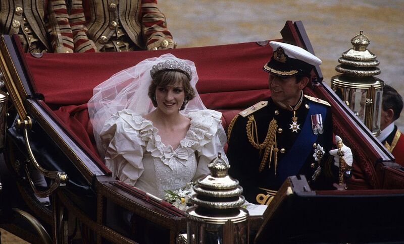 Lady Di y el príncipe Carlos