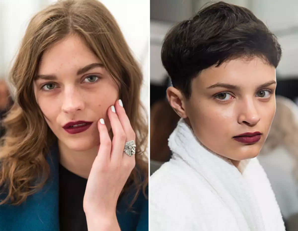 Los labios fueron los protagonistas en el desfile que se llevo a cabo esta mañana en Londres.