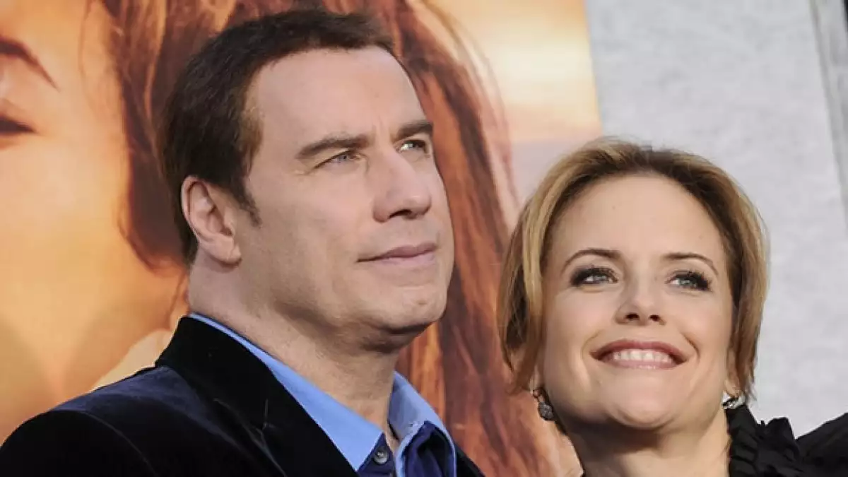 John Travolta y su esposa Kelly Preston