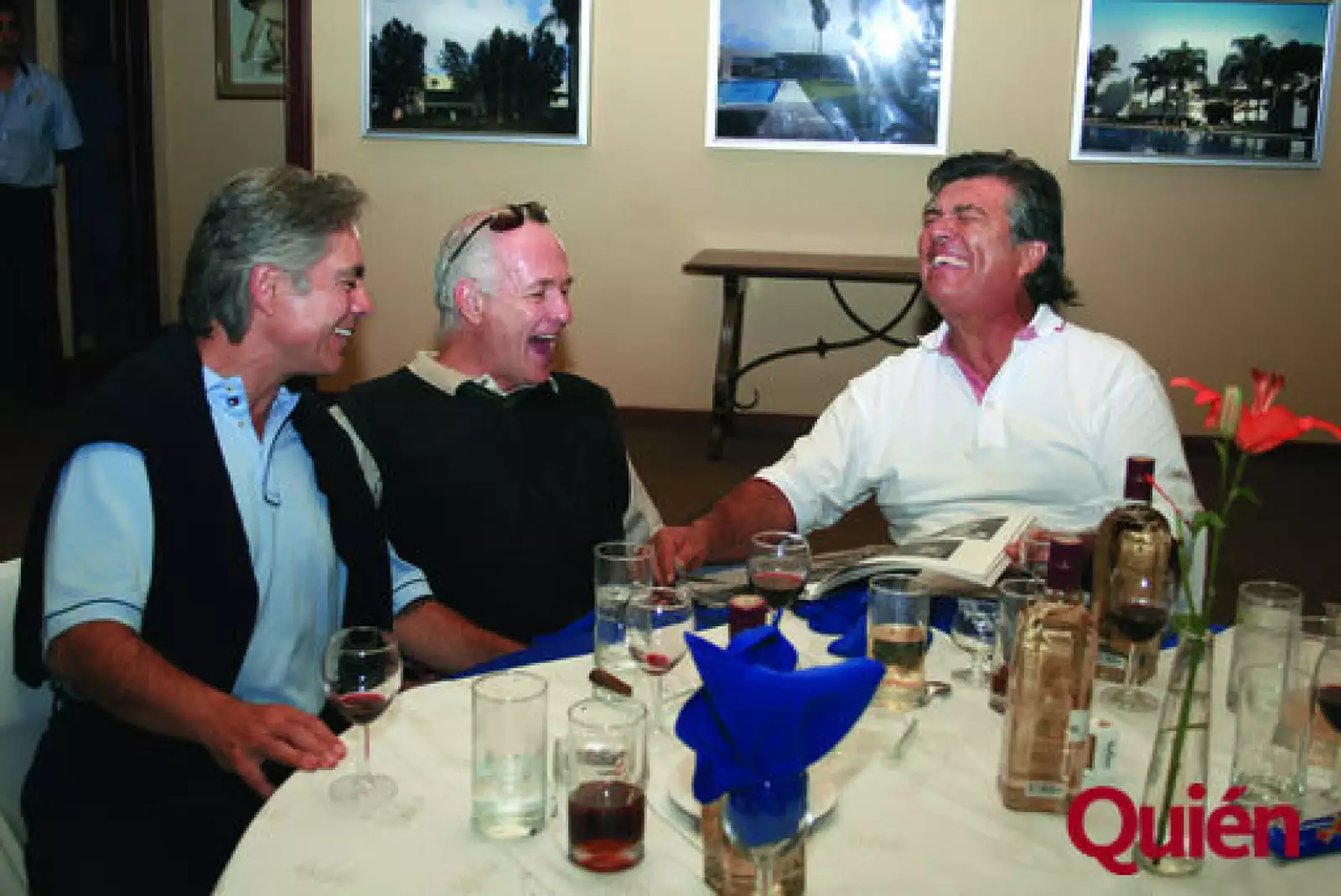 Jaime Sahagun, Jorge Agnesi y Saúl Ruiz