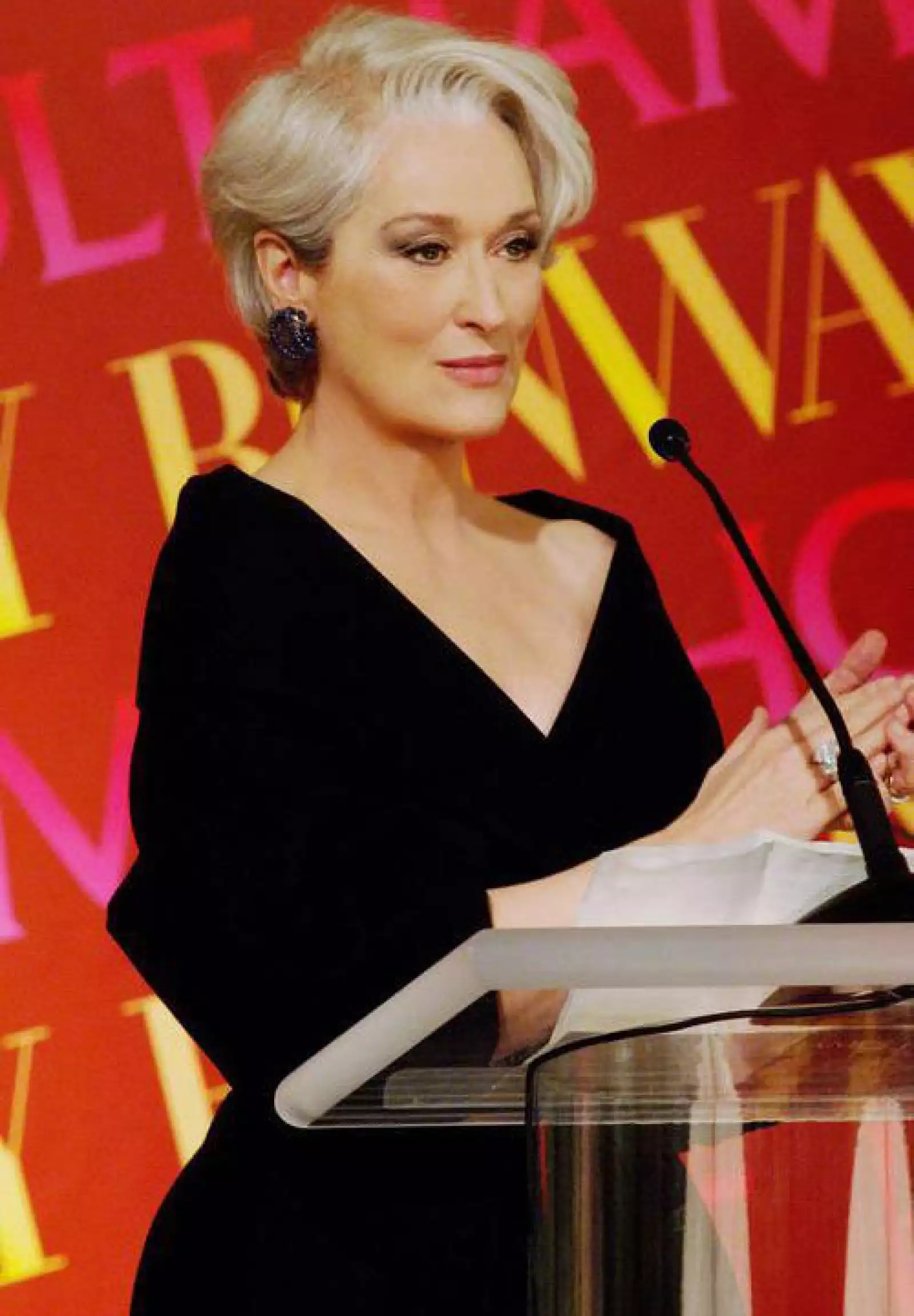 La interpretación que amamos de Meryl Streep es la de `Miranda Priestly´en `El diablo viste a la moda´, como toda una villana.