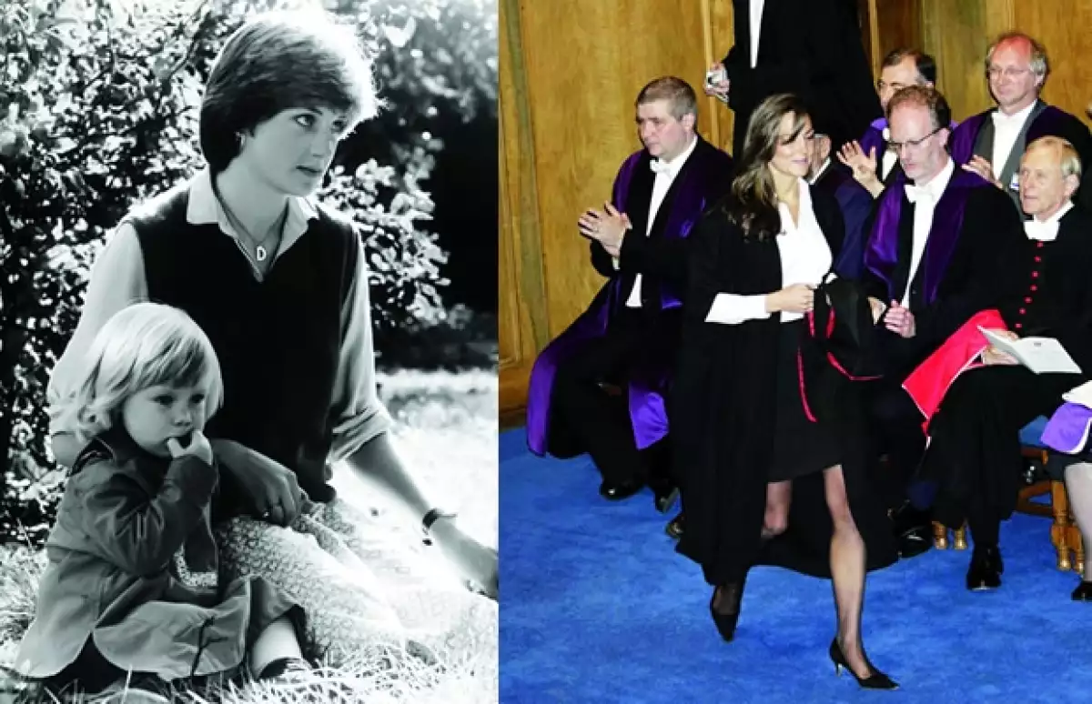 A la izquierda Diana, a la derecha Kate.