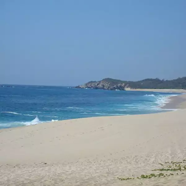 Huatulco esta enmarcado de un paisaje natural de exuberante vegetación de la Sierra Madre del Sur. Algunas de sus playas aún son virgenes.