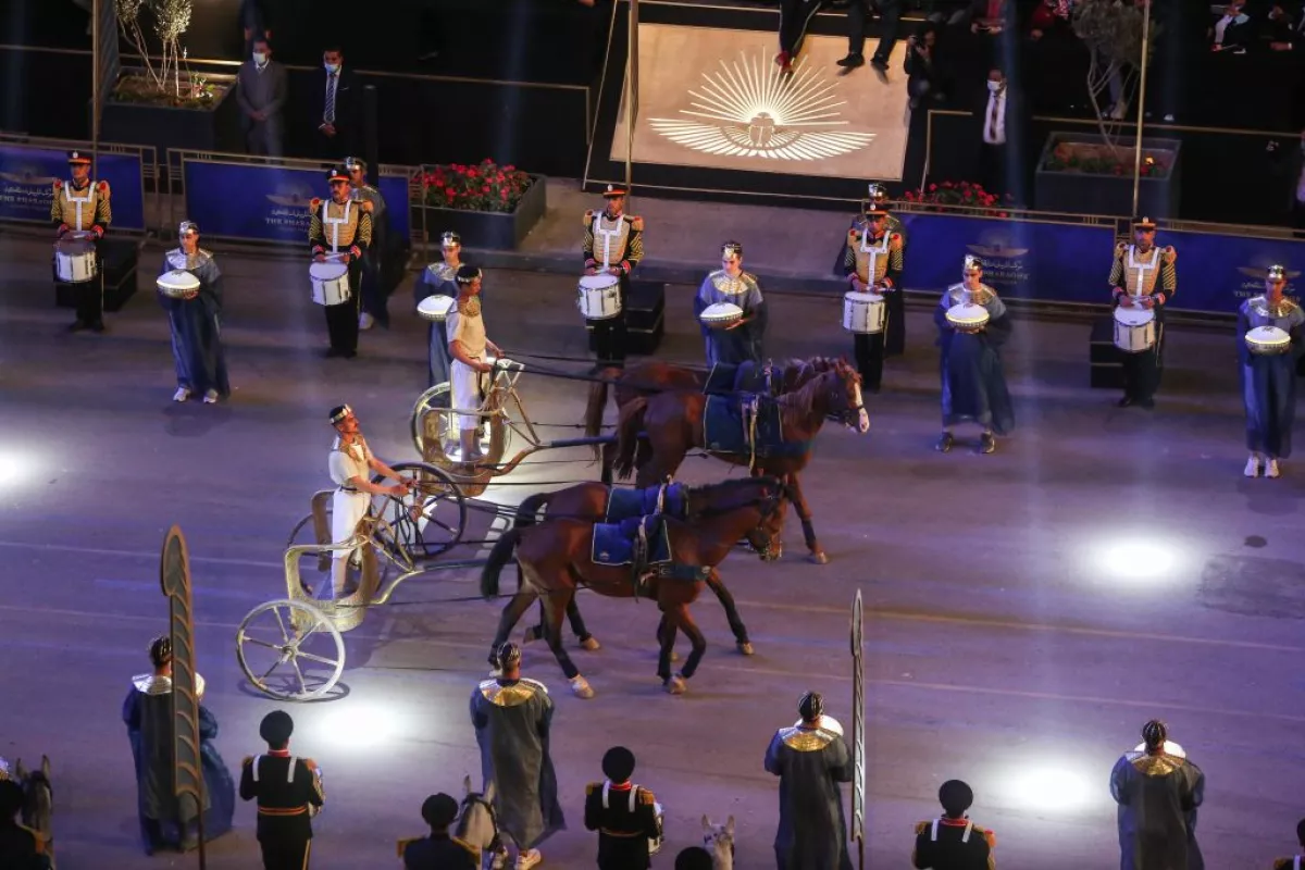 Egyptian Mummies Paraded To New Museum Home