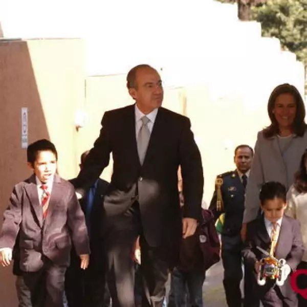 Margarita Zavala, Felipe Calderón, Luis Felipe Calderón, Juan Pablo Calderón, María Calderón