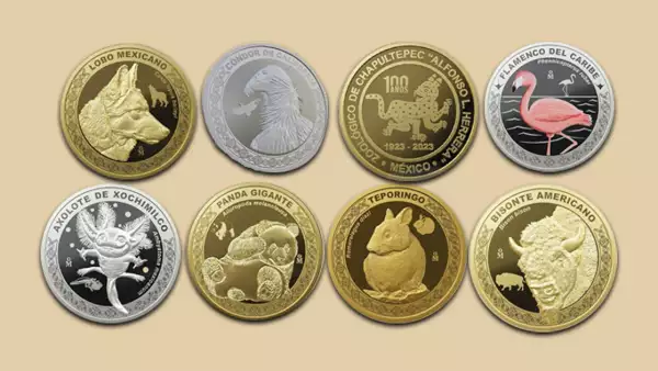 monedas zoológico Chapultepec