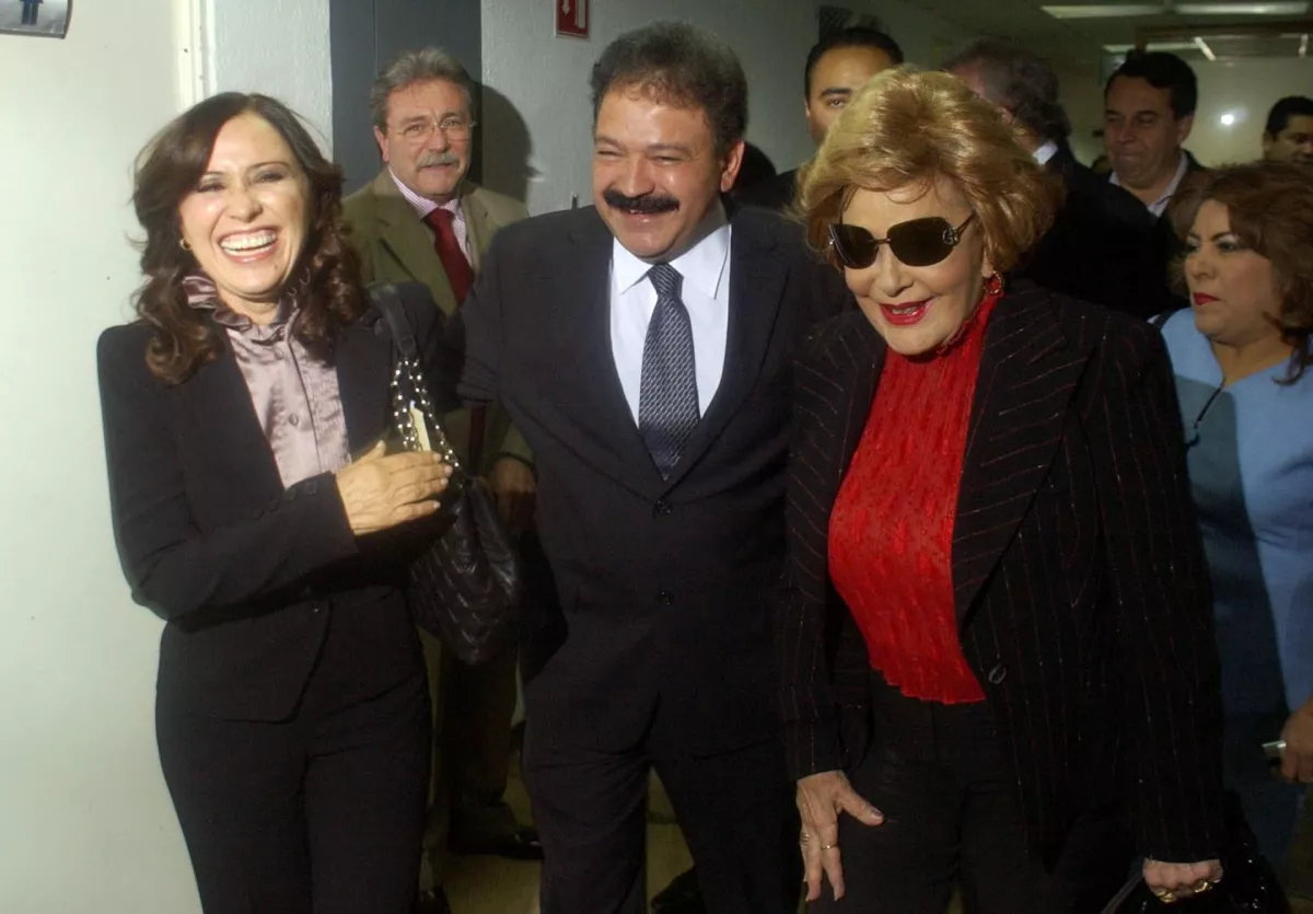 María de Lourdes Rojo, Armando Ahued, Silvia Pinal 