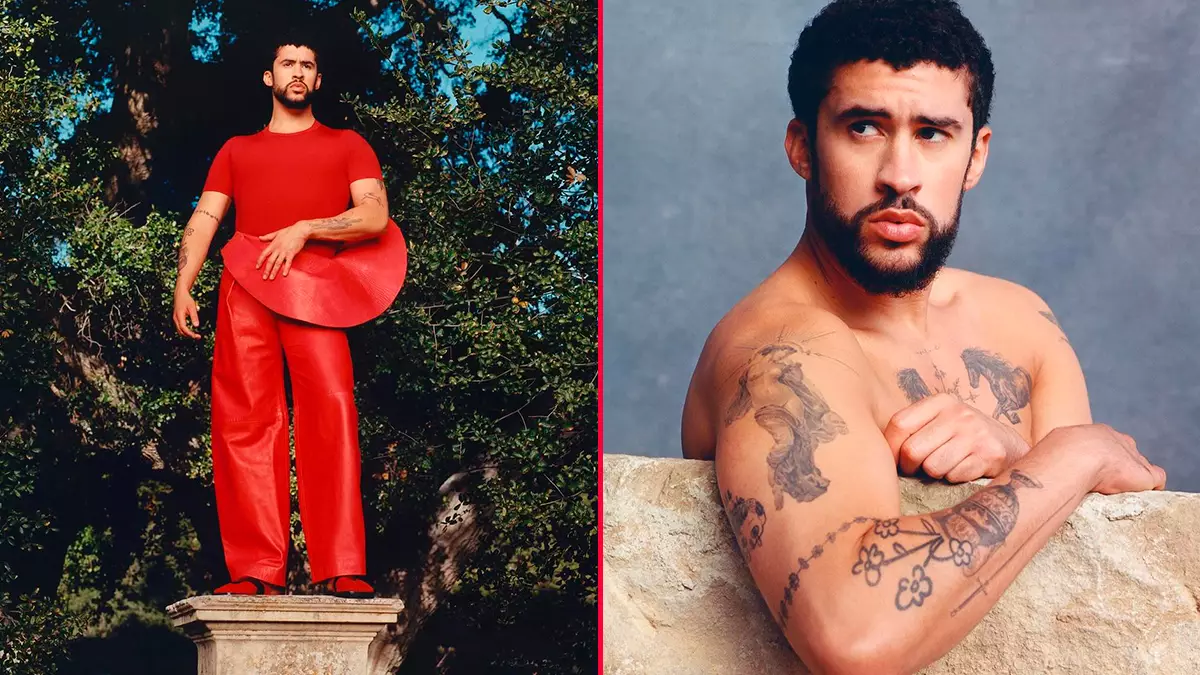 Bad Bunny se convierte en una escultura para la última campaña de Jacquemus
