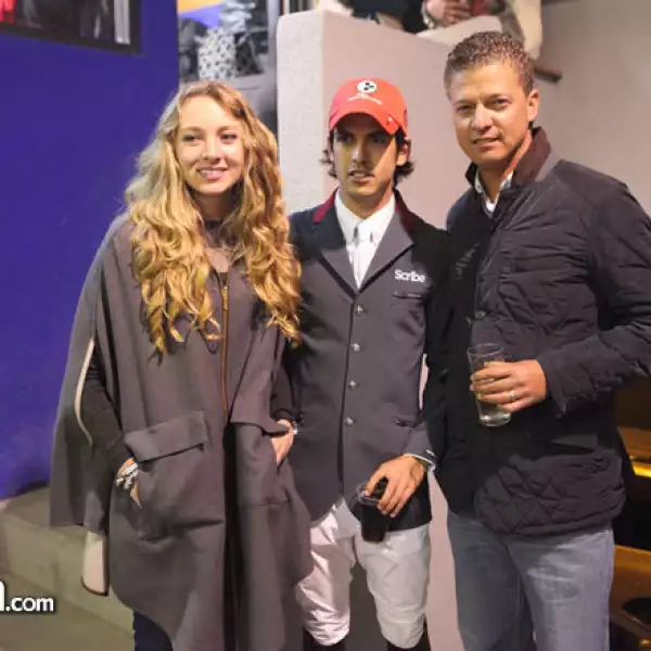 Sofía Larrea, Juan Carlos Martín del Campo y Anderson Lima