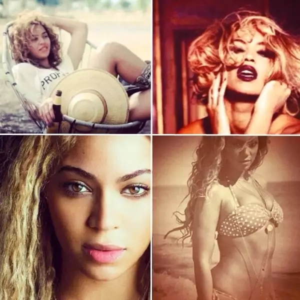 Estas son otras de las fotografías que compartió Beyoncé en Instagram.