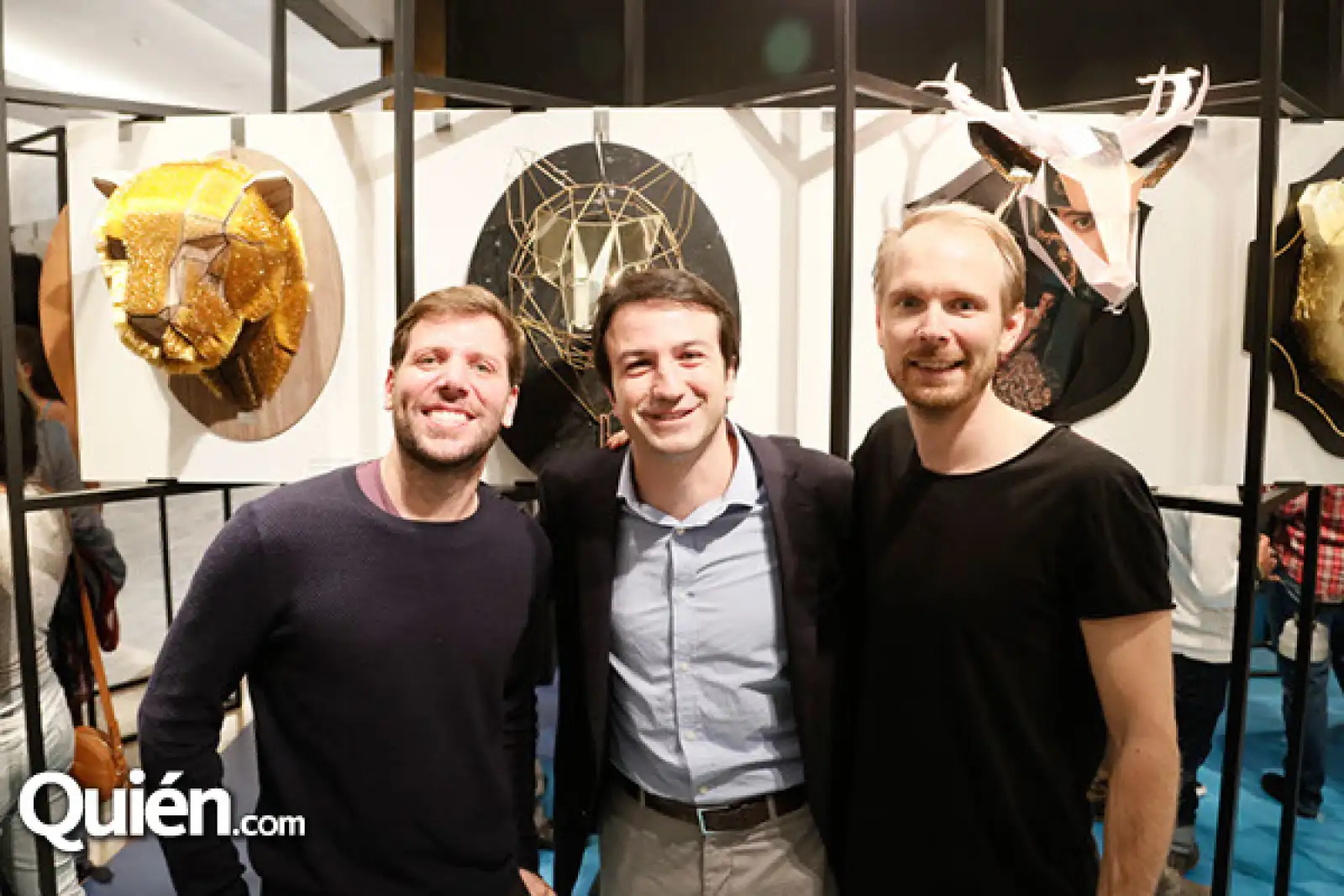 Juan Román, Gabriel Álvarez y Bjorn Jansson
