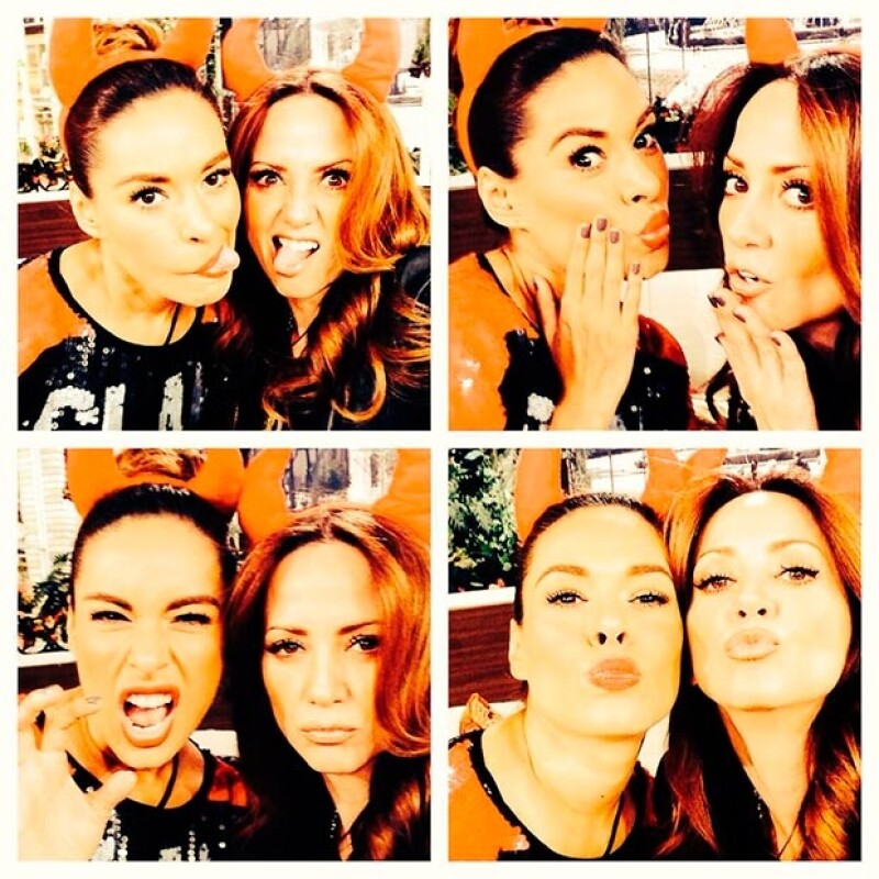 Andrea Legarreta compartió esta imagen con un mensaje a su gran amiga.