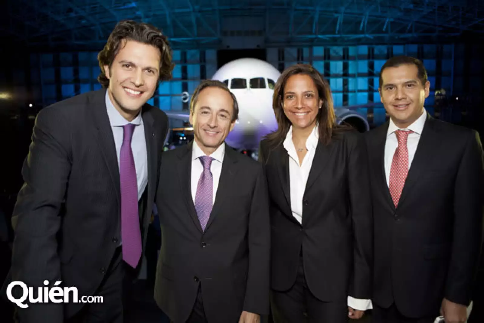 Alfonso Lebrija, Eduardo Tricio, Claudia Contreras y Carlos Torres