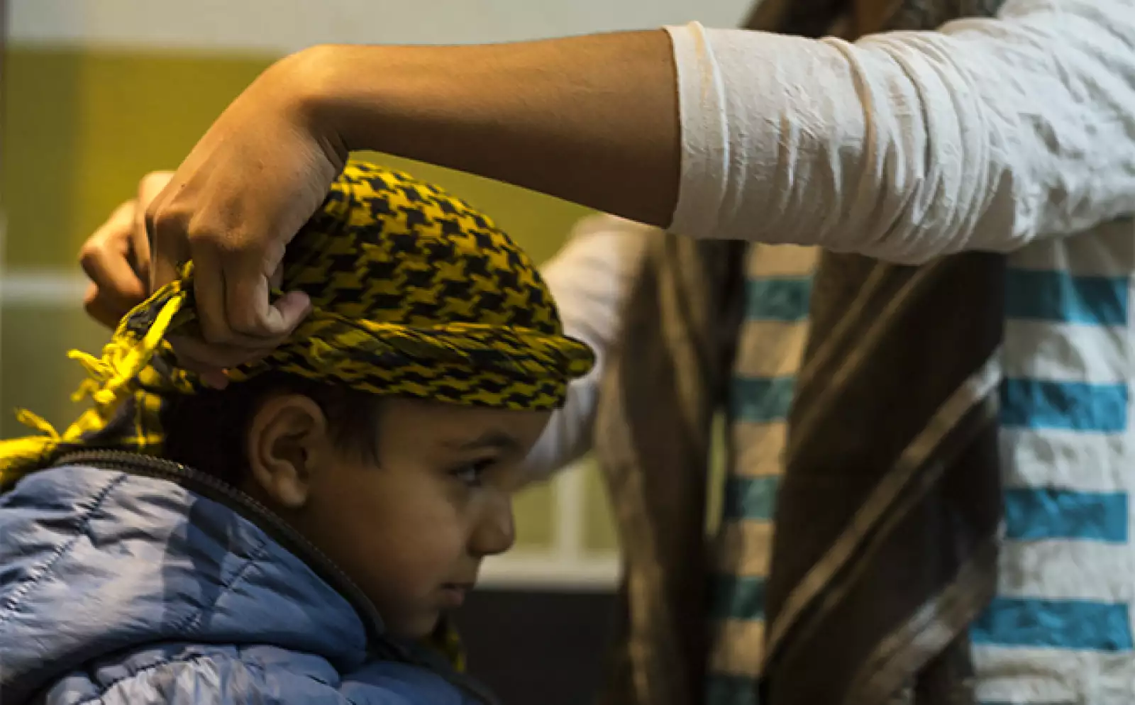 El pequeño Qusay es el más joven de la familia siria, que conserva su cultura y tradiciones.