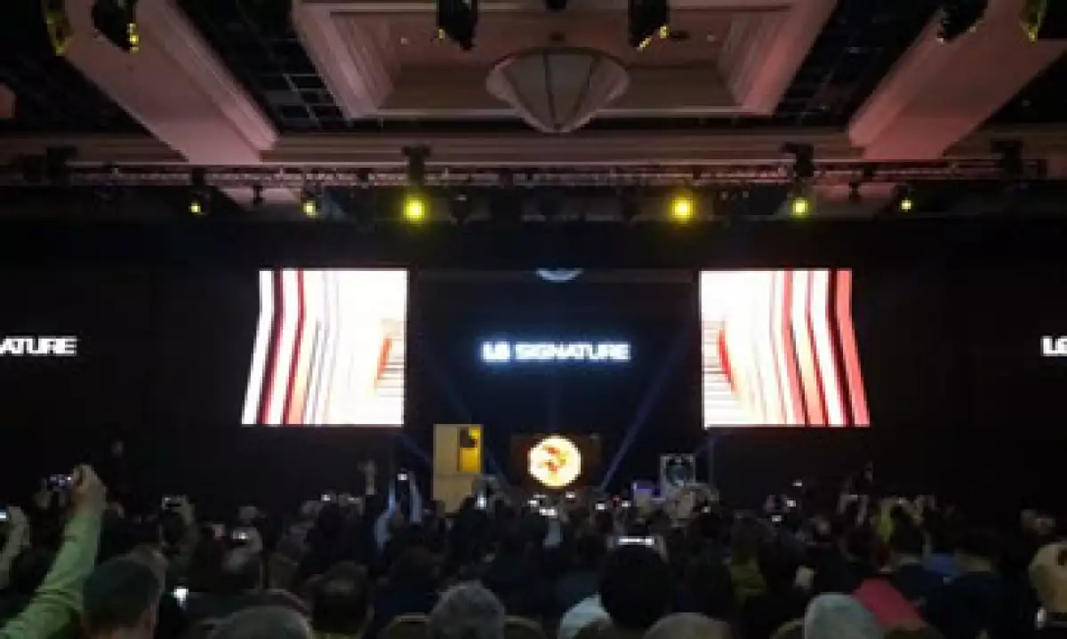 La línea Signature es la apuesta de LG en 2016. (Foto: Melva Navarro)