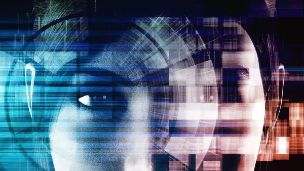 Detalle del ojo de una mujer.