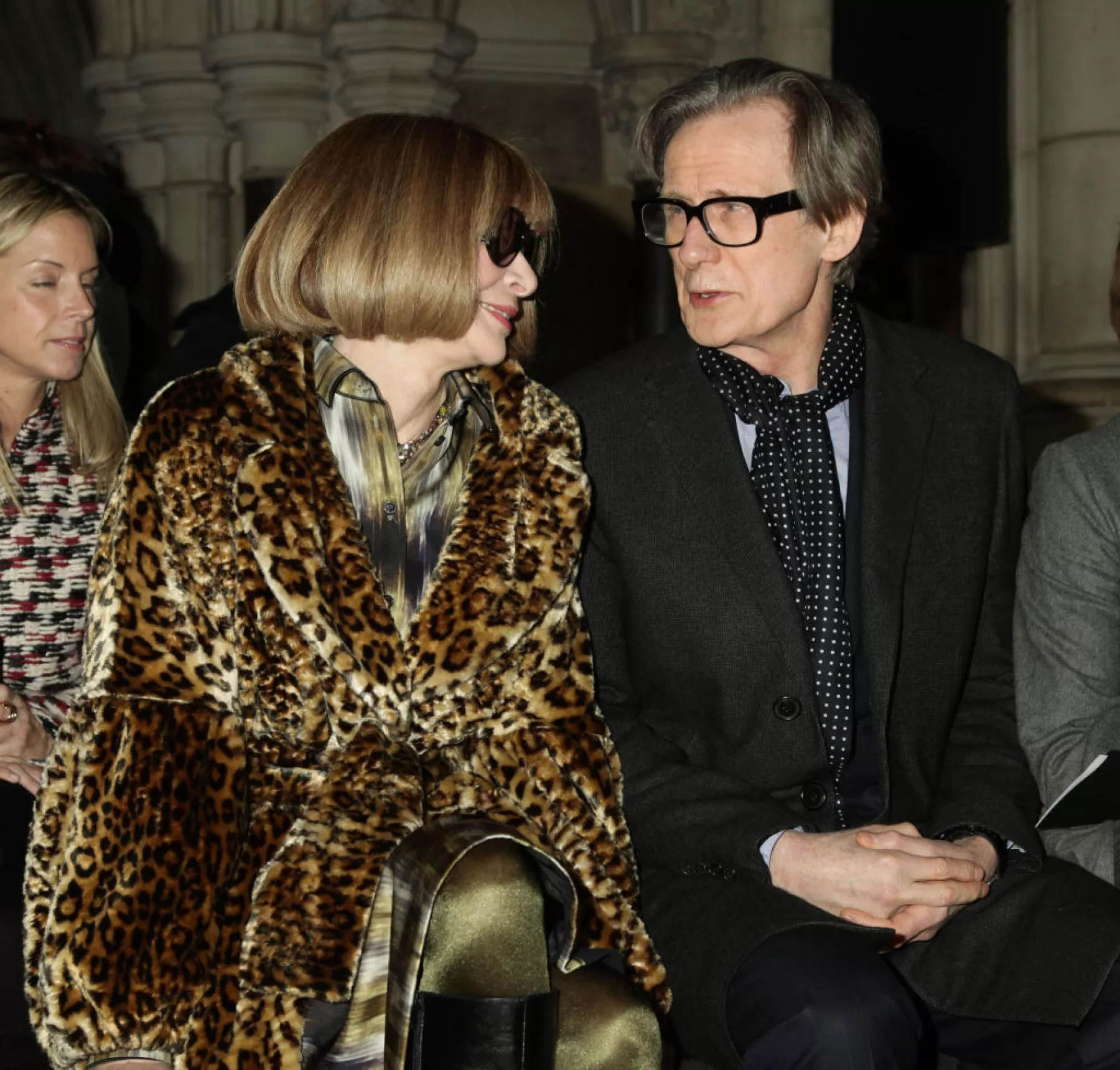 Anna Wintour y Bill Nighy.