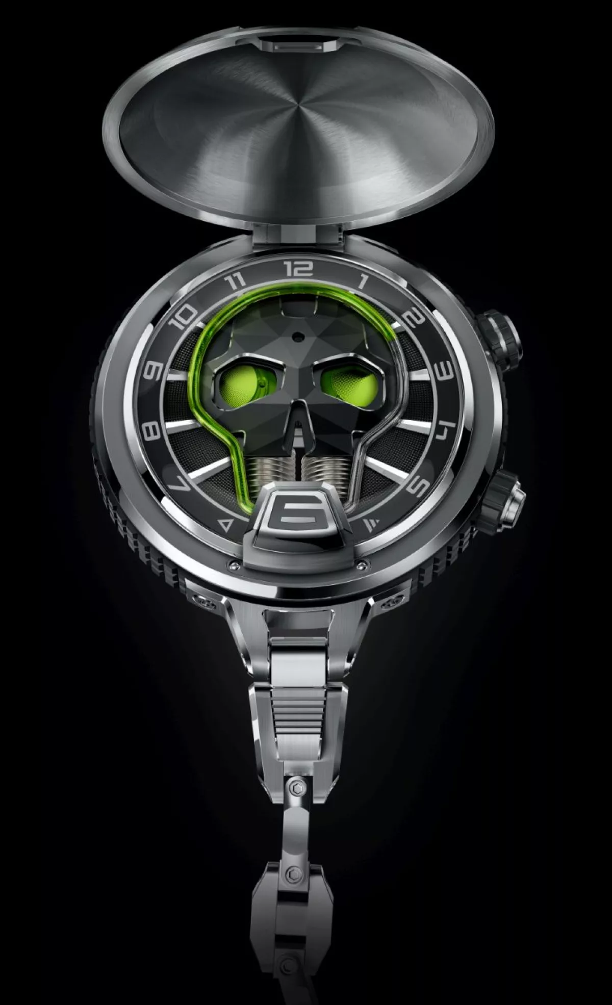 HYT Skull Pocket Watch 