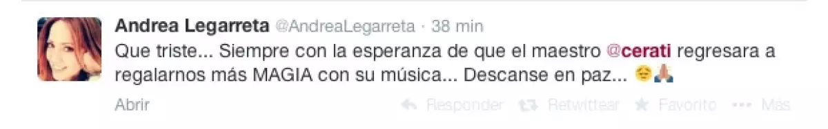 Andrea Legarreta, conductora mexicana.