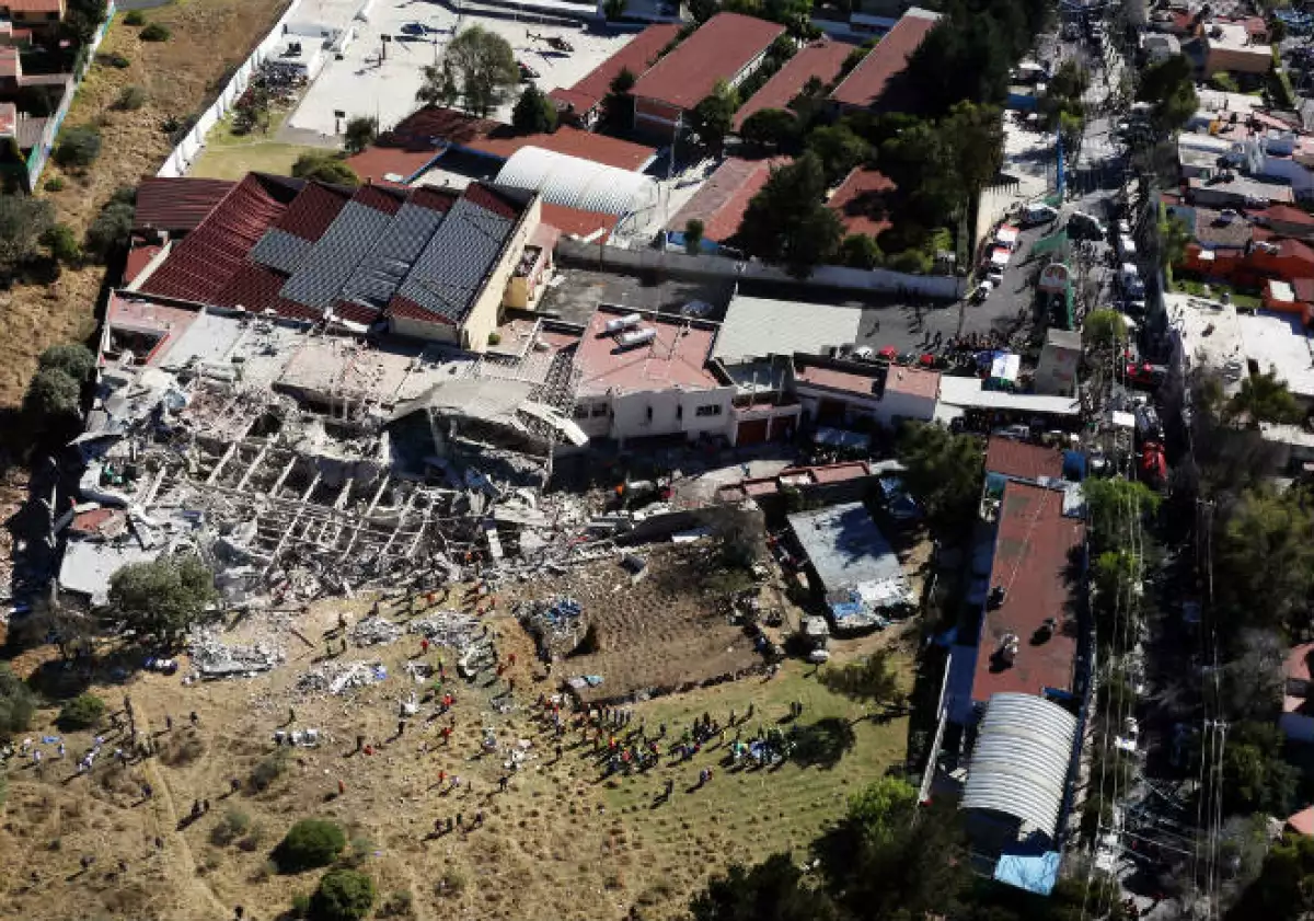 Explosión en hospital de Cuajimalpa