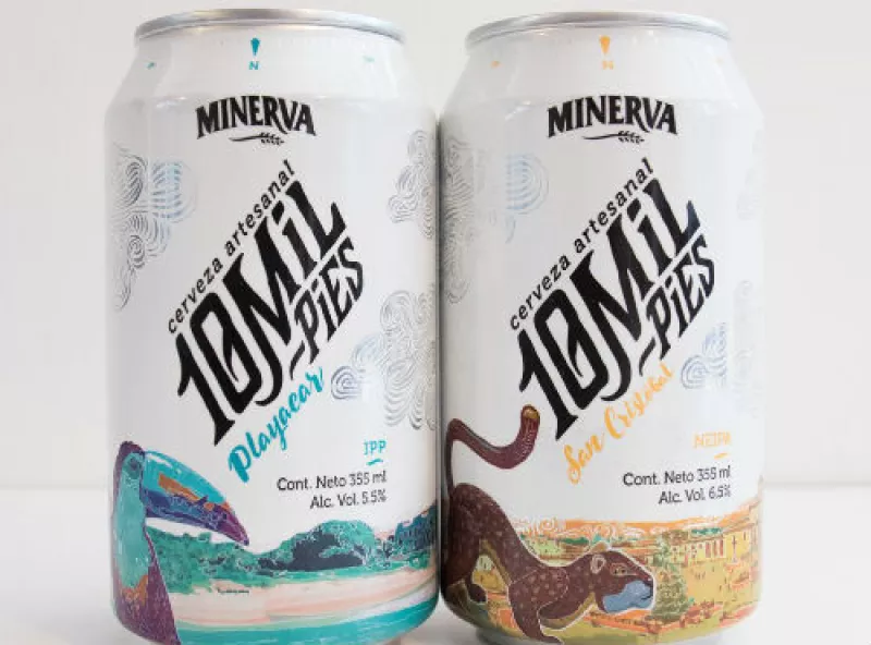 10 Mil Pies cerveza Minerva