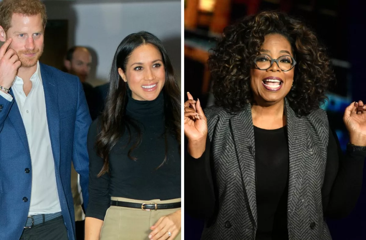 Príncipe Harry, Meghan Markle y Oprah Winfrey