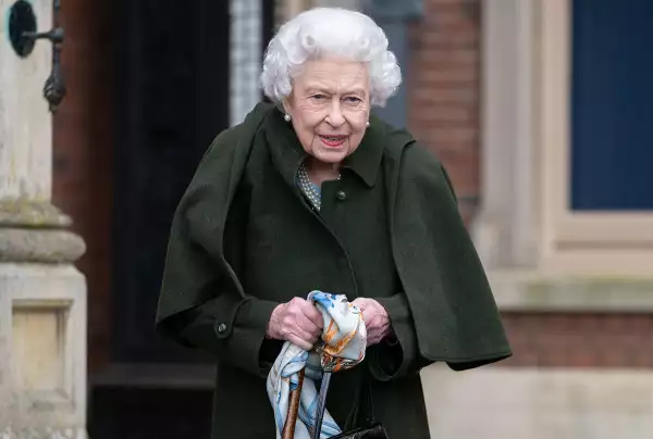The Queen Hosts A Reception At Sandringham House On The Eve Of Accession Day