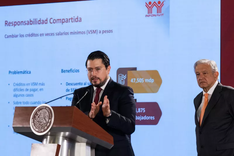 Infonavit - Carlos Martínez - Andrés Manuel - AMLO