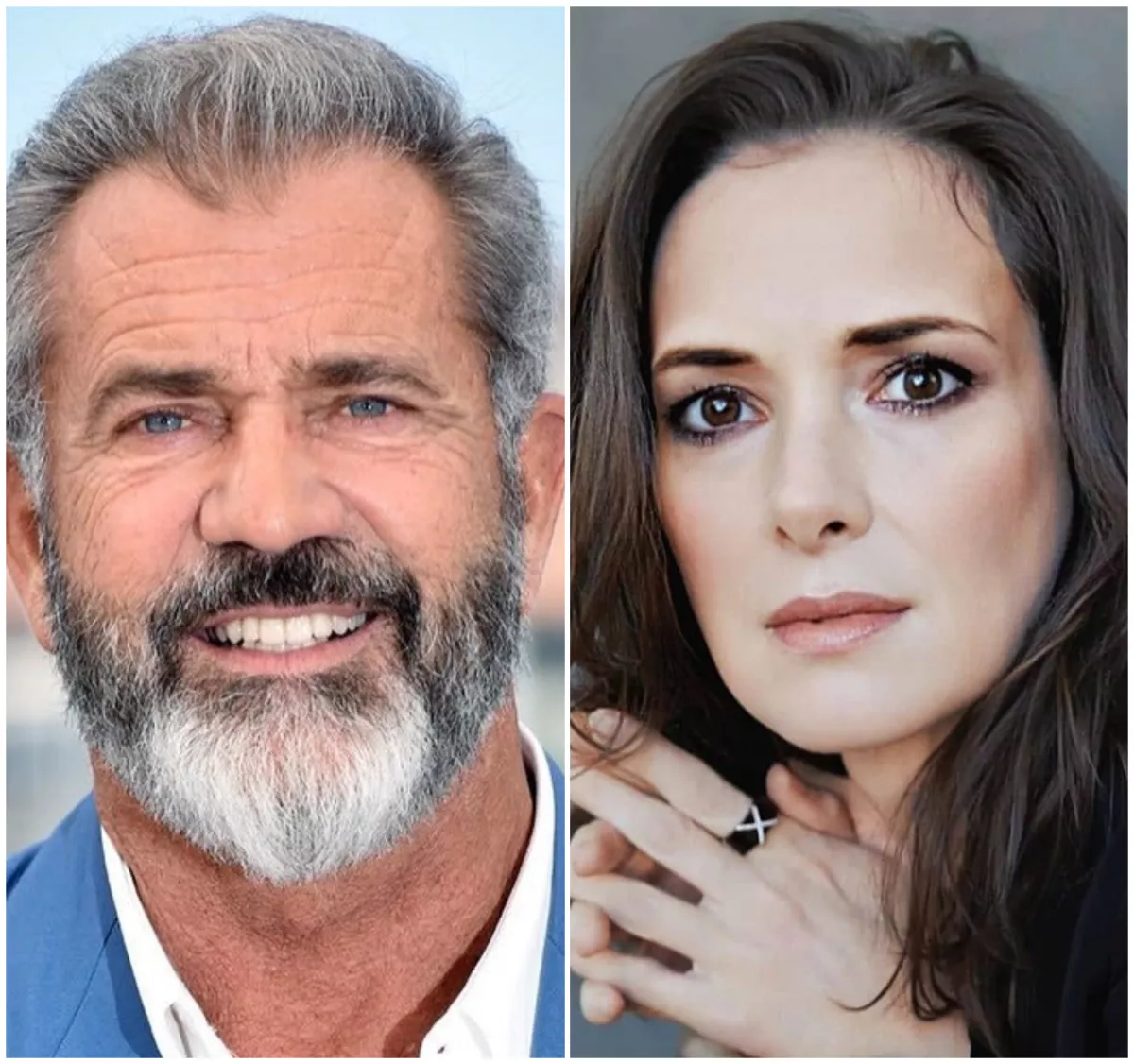 Mel Gibson y Winona Ryder.