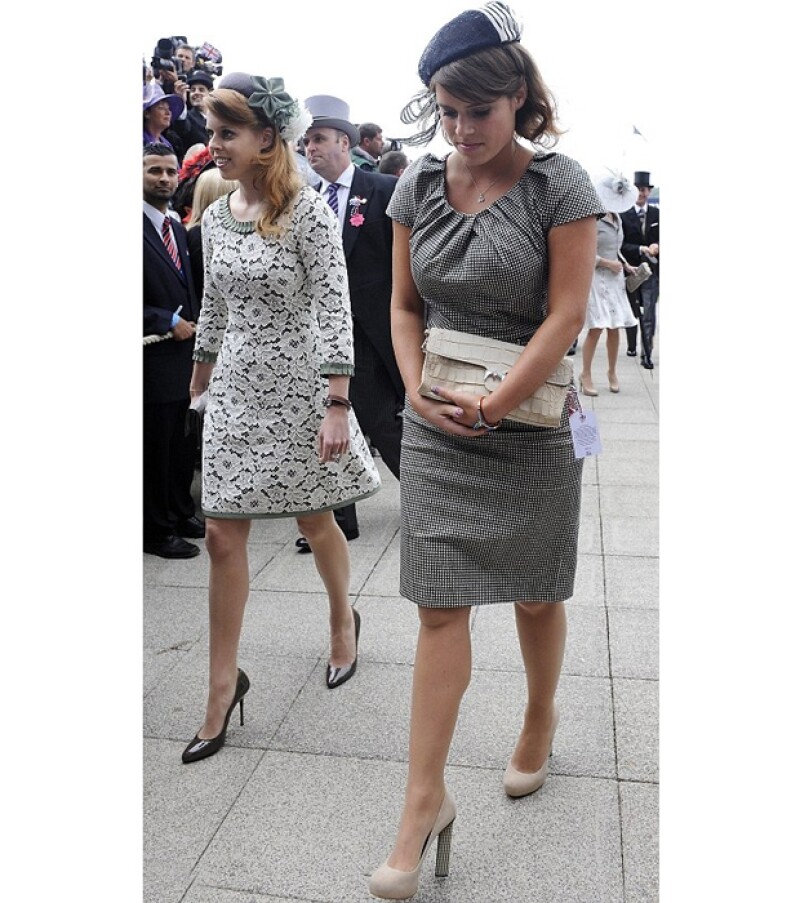 El resto del look de Eugenia fue más moderado que de costumbre.