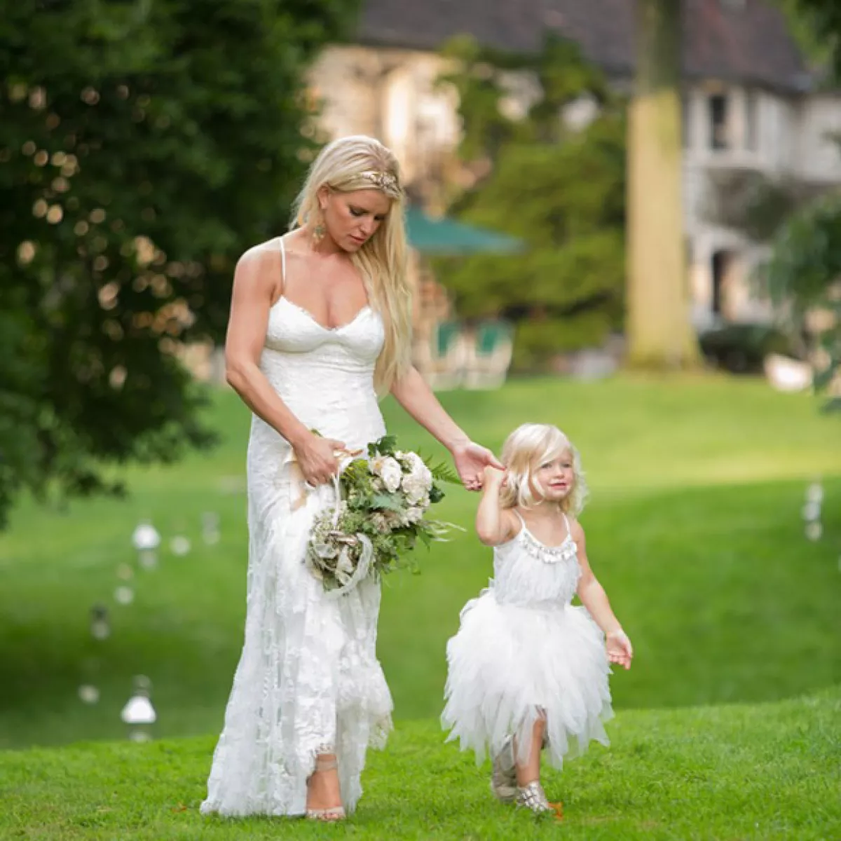 Jessica Simpson se casó el 4 de julio de 2014 en una íntima ceremonia.