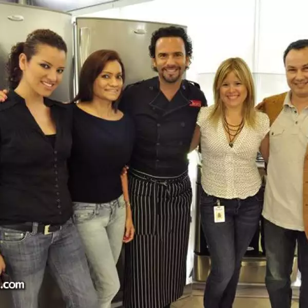 Anilú Navarrete,Guadalupe Pinales,Chef Oropeza,Gina Peña y Luis O. Martin