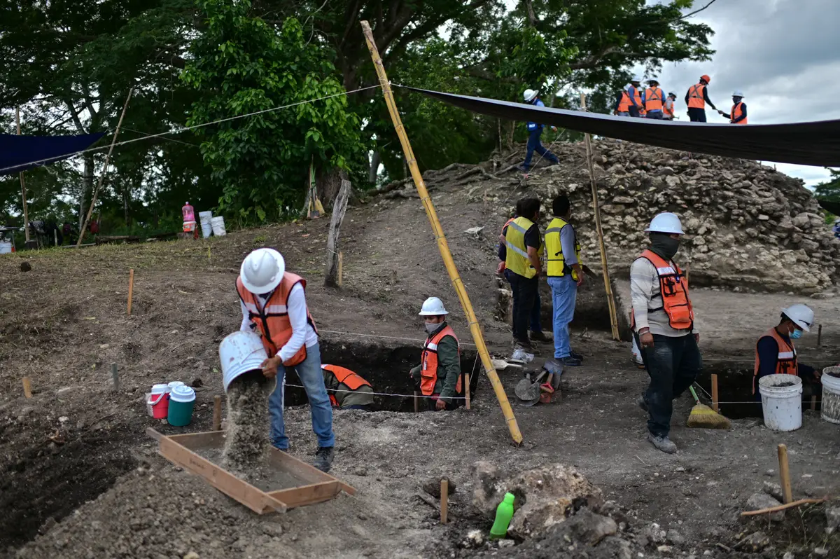 Hallazgos arqueológicos del Tren Maya 