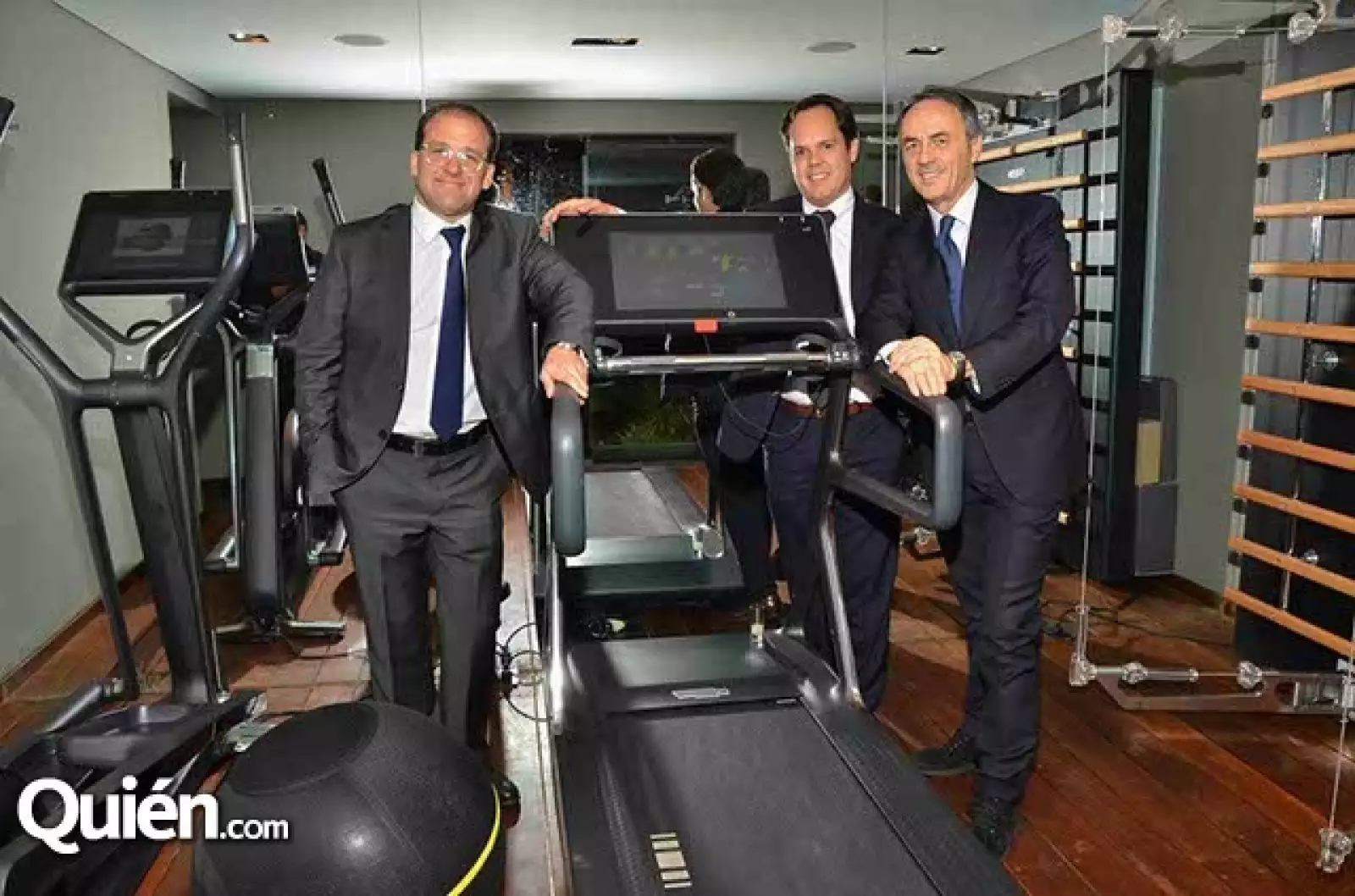 Bernardo González,Carlos González y Nero Alessandri.