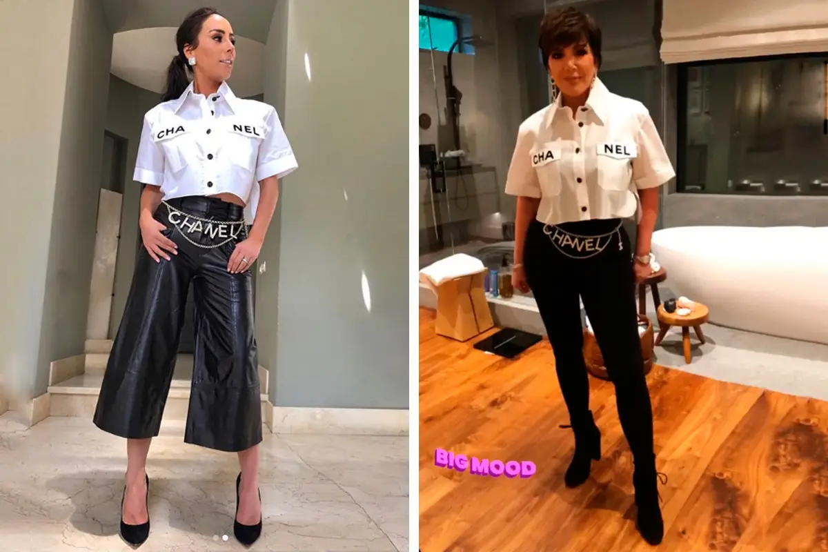 Inés Gómez Mont y Kriss Jenner