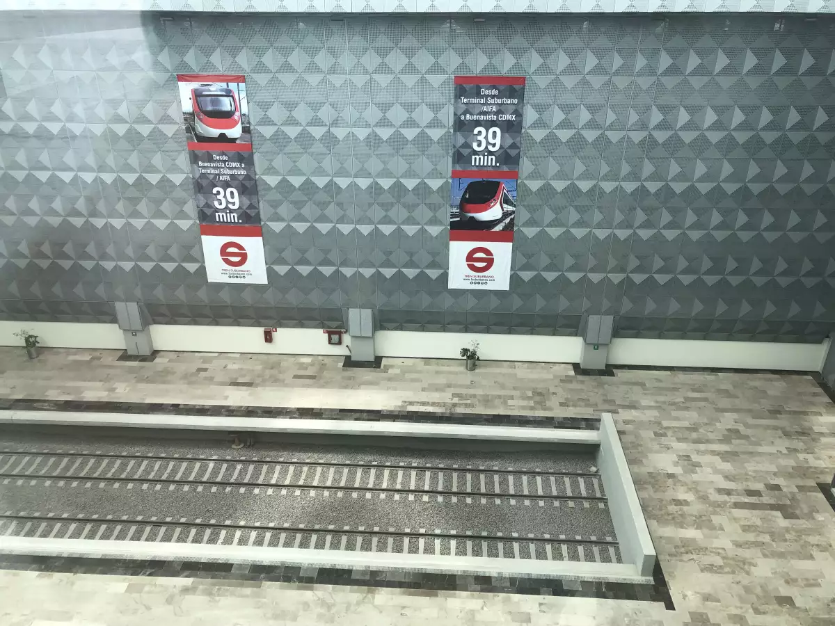 Estación Tren Suburbano que será utilizada hasta 2023