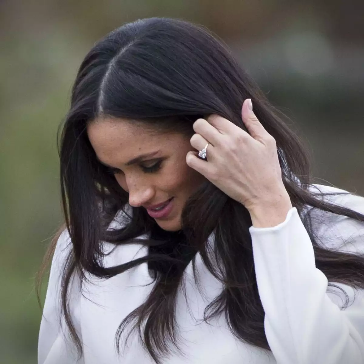 La actriz Meghan Markle y el príncipe Harry