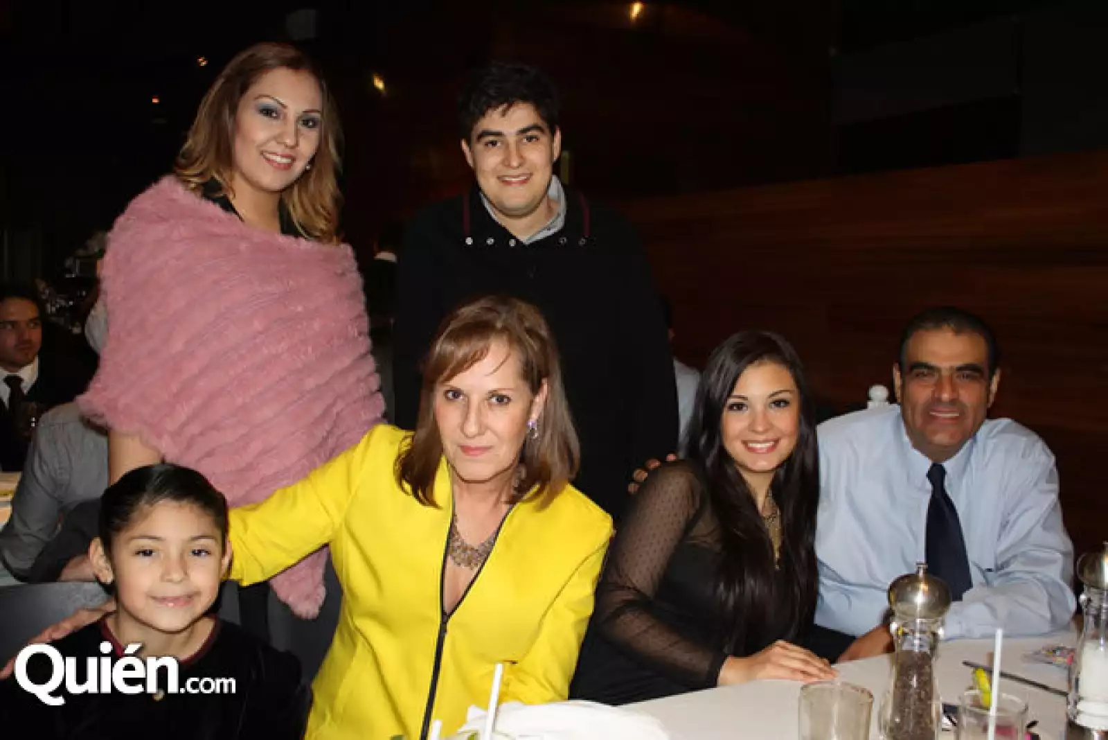 Daniela Mahuad, Jocelyn Mahuad, Gerardo Mahuad, Mariana Mahuad, Mary Cepeda y Gerardo Mahuad