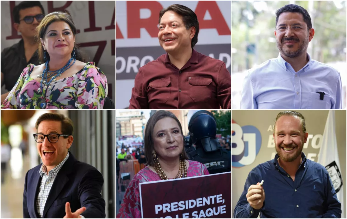 Ellos son los candidatos a jefe de Gobierno en 2024. 