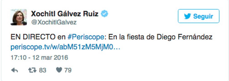 Este fue el tuit con el que la jefa delegacional dio a conocer quiénes se encontraban en la fiesta.
