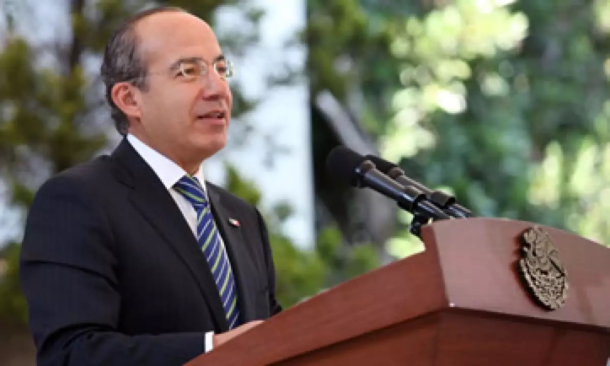 El presidente Felipe Calderón aseguró que su Gobierno estará atento para castigar prácticas ilegales de comercio.(Foto: Presidencia de la República)